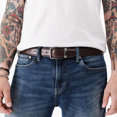 Men's Italian Reversible Leather Belt