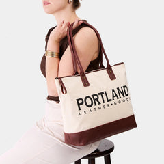 Signature Canvas Tote Bag